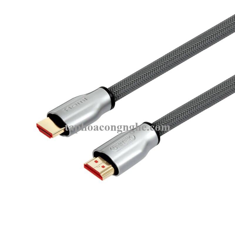 Unitek 96027 Y-C139RGY 3M 4k 60Hz 2.0 Màu Xám Cáp Hdmi bọc lưới cao cấp 30096027